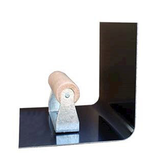 Cove Trowel - Heavy Duty with 1" Radius 6" Wall (H) x 5-3/4" Floor (D) x 7-1/2" Running (W).