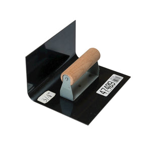 Cove Trowel - Heavy Duty with 3/4" Radius 3-1/2" Wall (H) x 5-3/4" Floor (D) x 7-1/2" Running (W).